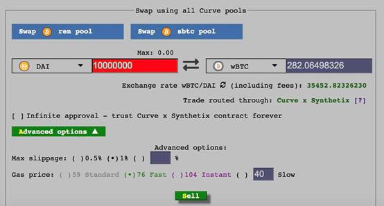 DEX 新玩法： Curve 推出跨资产 Swap 交易