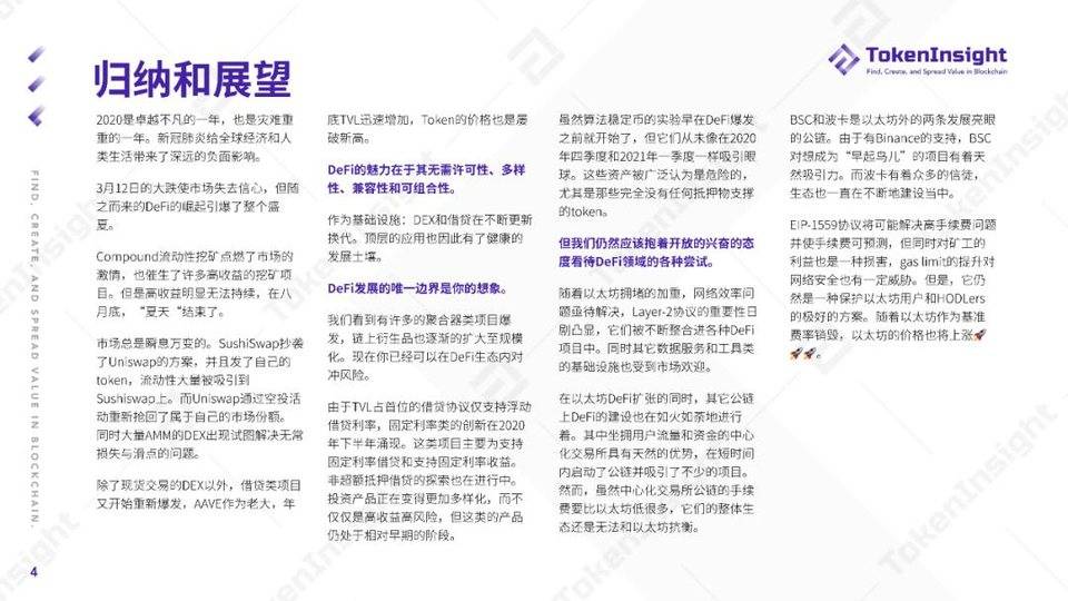 2020 DeFi 行业年度报告 | TokenInsight